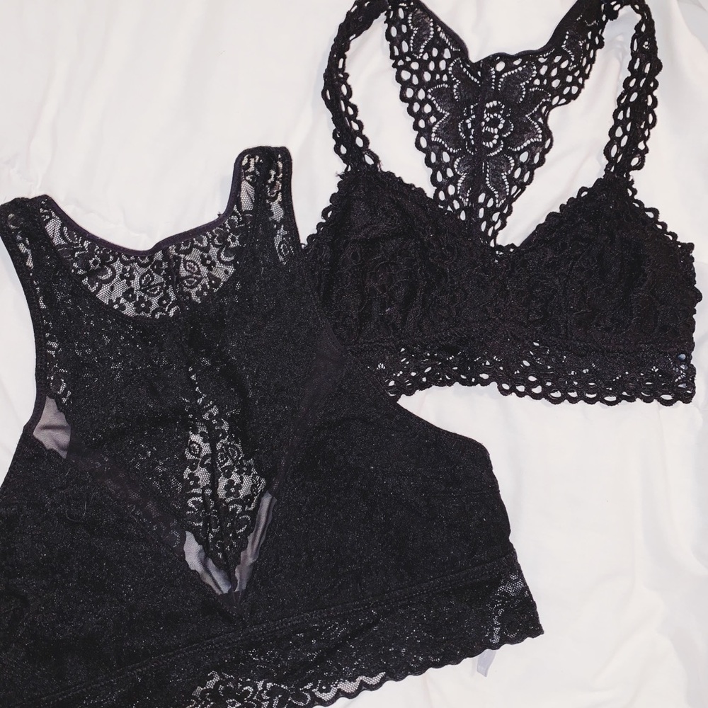 Black bralette